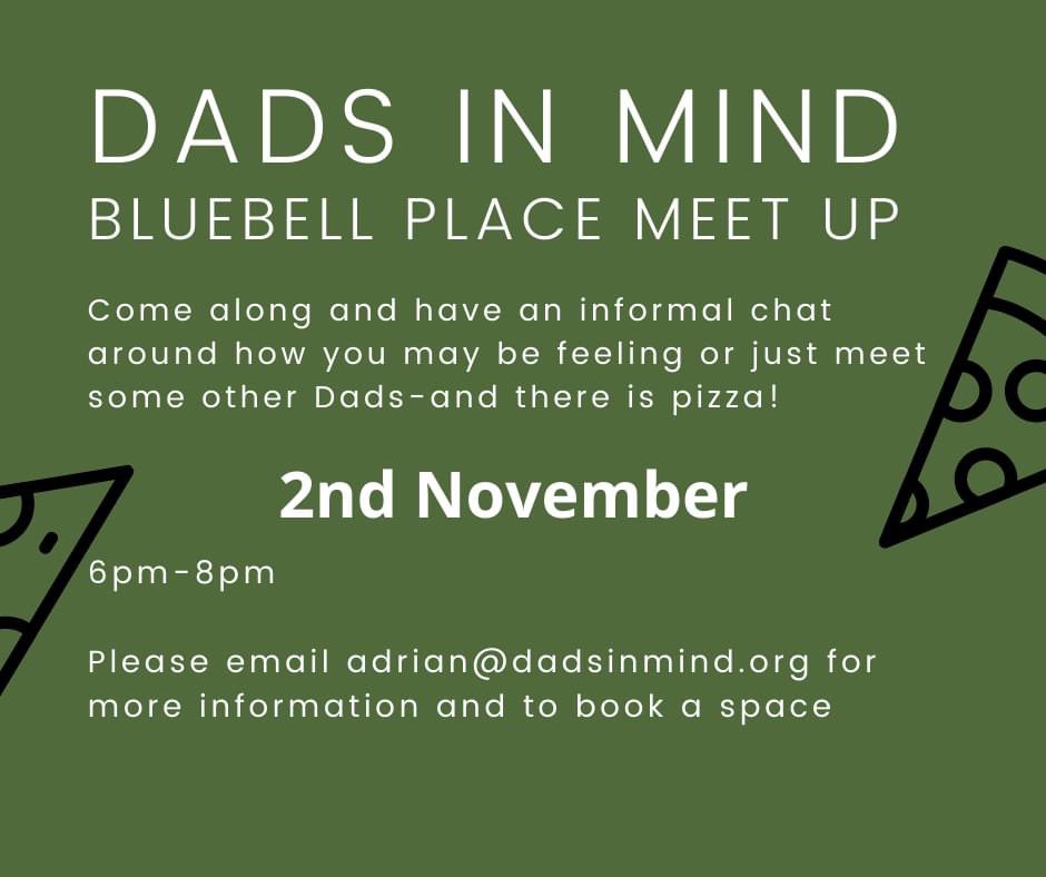 Next Dads meet in Bristol, 2nd Nov -  a safe space, if you’d welcome some support for your mental wellbeing related to new parenthood, or are supporting your partner through a difficult time, then drop Adrian an email. #dads #mentalhealth #support