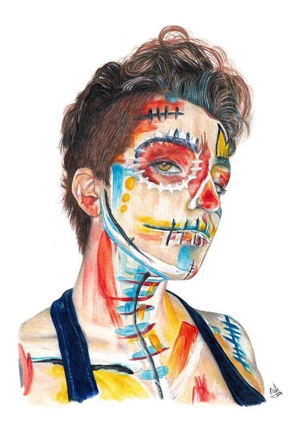 NataDpb's tweet image. Acuarela y Lápices de Colores 🤗