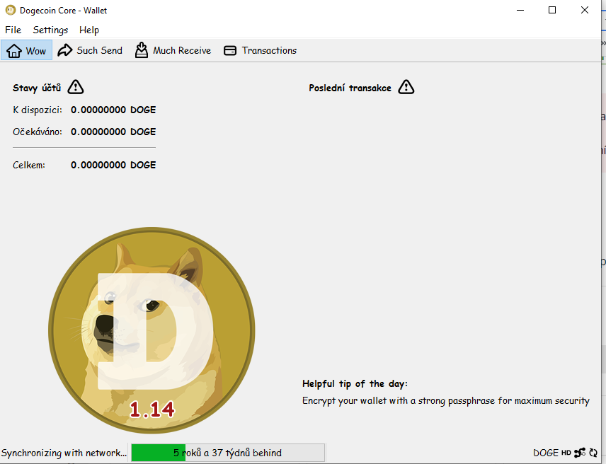 PetrVorech's tweet photo. my second #dogecoin  #node #tothemoon https://t.co/087inNulXd