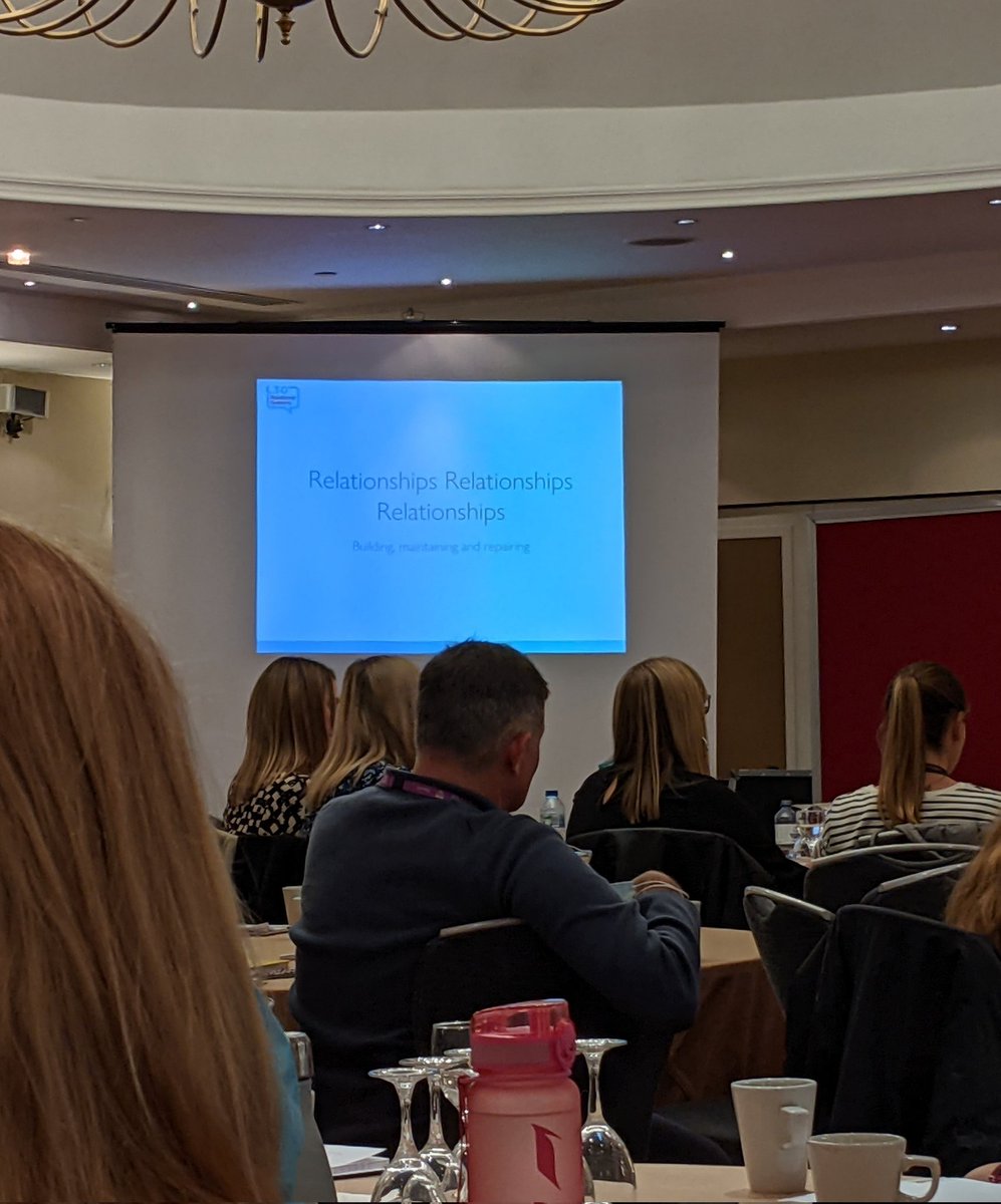 InclusionPorts's tweet photo. Our first keynote speaker of the day is Mark Finnis, who is speaking about restorative practice and the importance of relationships.
#inclusionconference https://t.co/jJyJaoHPVT