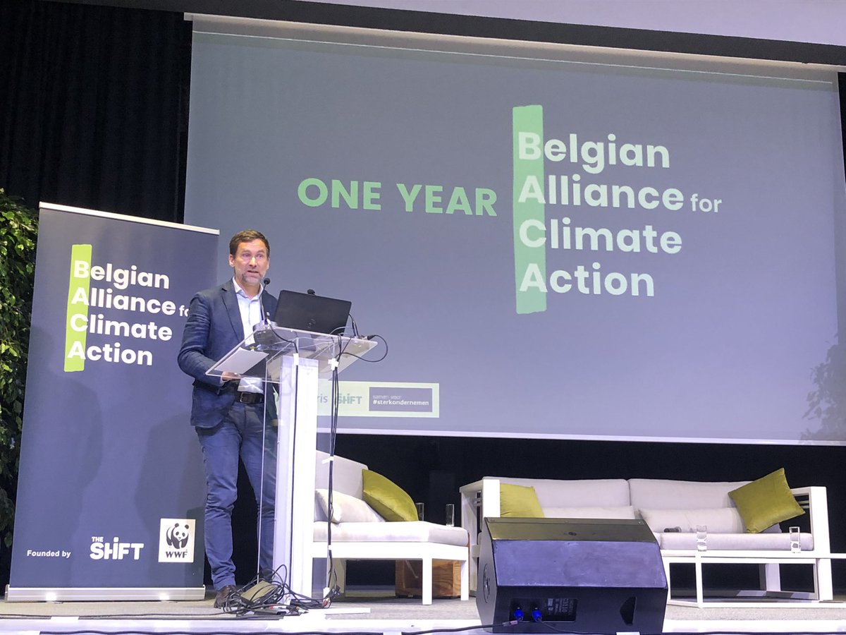 WWF_Belgie's tweet photo. #Baca viert haar eerste verjaardag 🥳Al 84 organisaties hebben zich geëngageerd om hun emissies drastisch te verminderen en in lijn te komen met de Parijs doelstelling van max 1,5 graden opwarming. @antoinelebrun72 https://t.co/rnRGElZ4CP