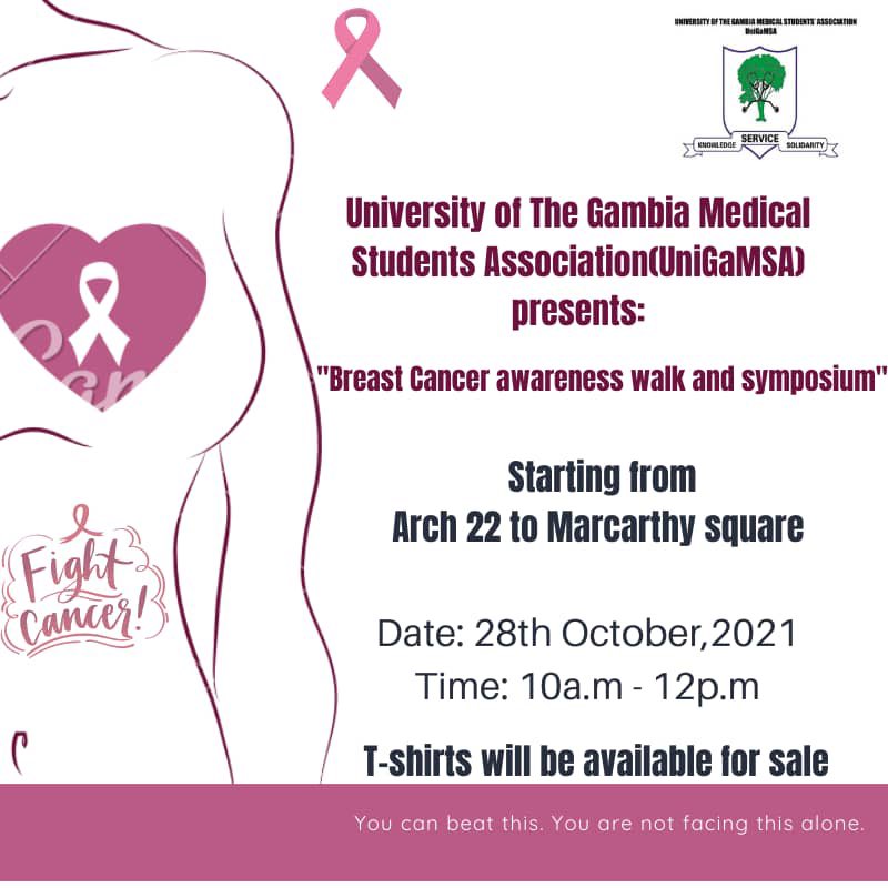 unigamsa's tweet photo. Making the best out of the “Breast Cancer Awareness Month”. 💕🧬
Join us next week Thursday on this Walk and Symposium.
#BreastCancerAwareness
#PinkOctober https://t.co/E3N3mt9Ofg