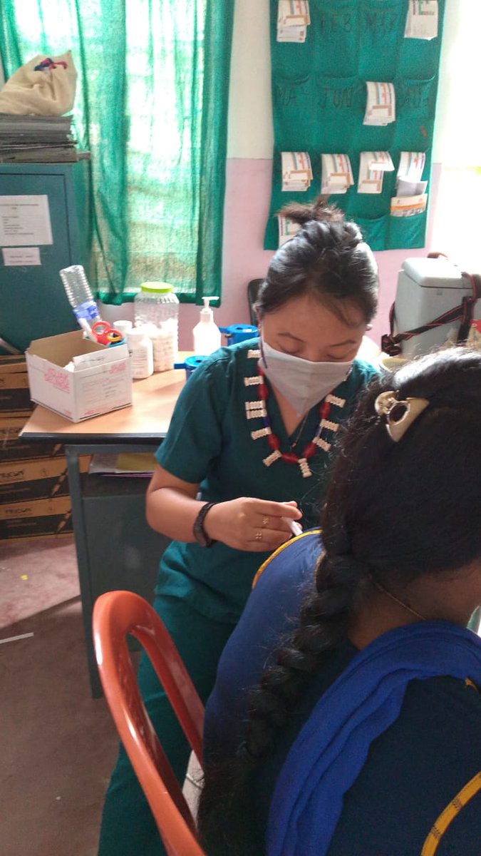 NagalandNhm's tweet photo. Nagaland along with the rest of the country celebrates 100 crore COVID-19  Vaccination milestone 21/10/21
#VaccineCentury #Unite2FightCorona #LargestVaccinationDrive https://t.co/as4rvO392P