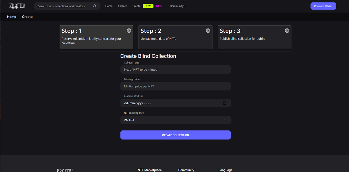 Kraftlynft's tweet photo. 📢 Announcement
🔥  New feature on https://t.co/YWFdy056TS 🤩
☺️  Now everyone can create a fixed-price blind auction on https://t.co/H7IOdI1V4m 
🥱 Tired of minting corporate NFTs? Mint some community artworks on https://t.co/YWFdy056TS 🤩
#budl #build #innovate #tron #trx #btt https://t.co/YGkx5WQcPH