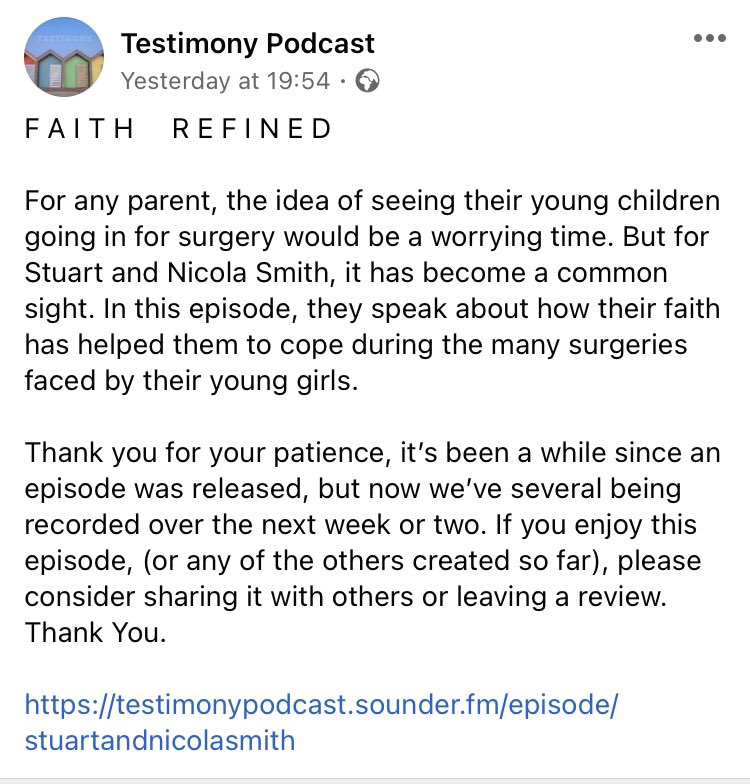 Testimony Podcast tweet media