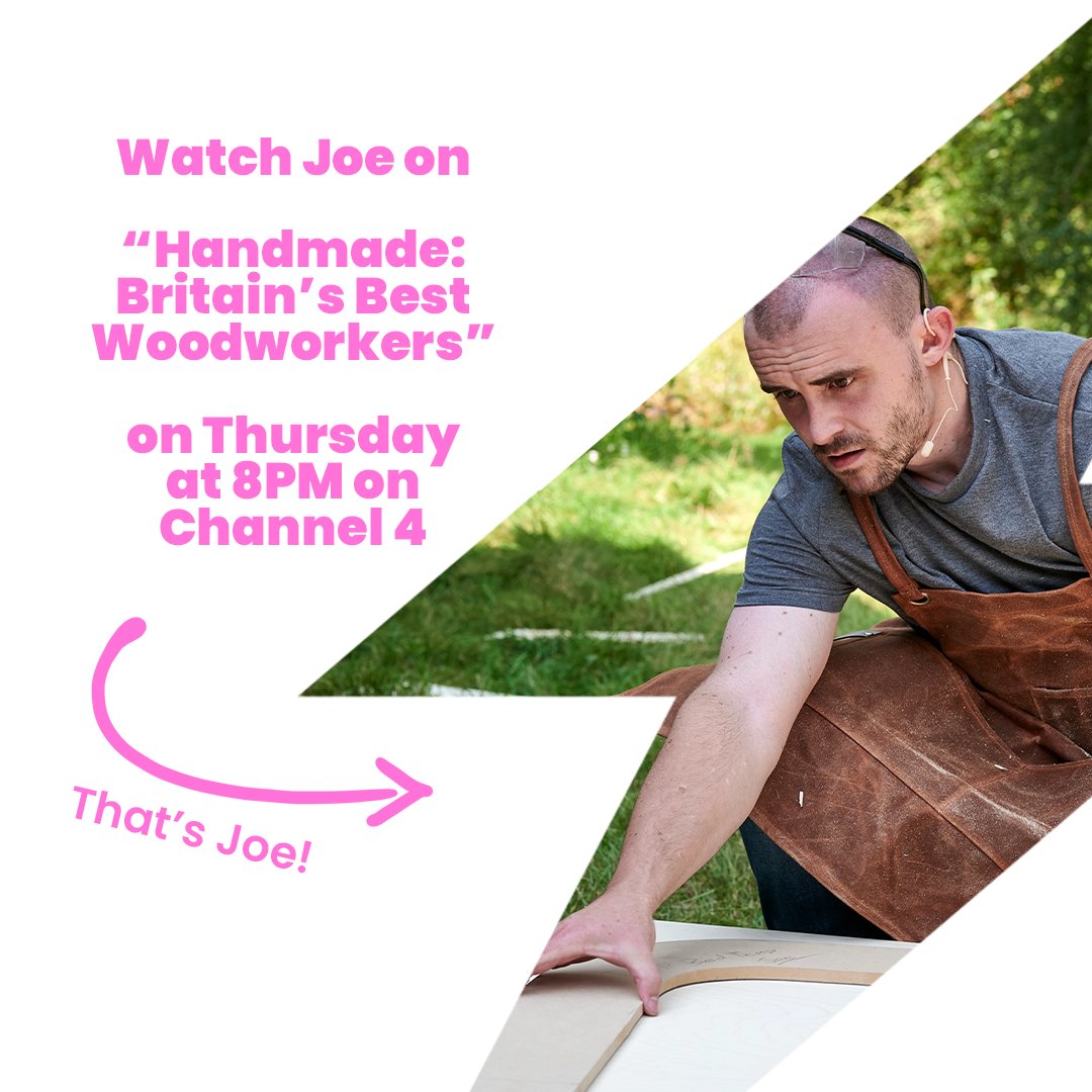 electrichouseuk's tweet photo. A big congratulations goes to @AvgJoesJoinery for winning this month's Electric Award ⚡

Not only this, but you'll be able to catch Joe's mug on telly this week on @Channel4 's "Handmade: Britain's Best Woodworker".

Tune in tonight at 8PM to watch! 📺 https://t.co/TJyLWZ538V