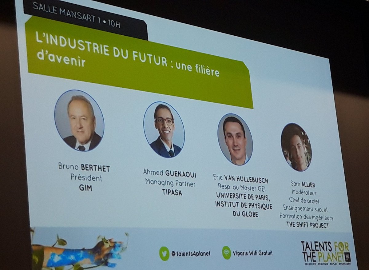Comment faire évoluer les #compétences et les #métiers ? #industriedufutur <a href="/talents4planet/">TALENTS FOR THE PLANET</a>
