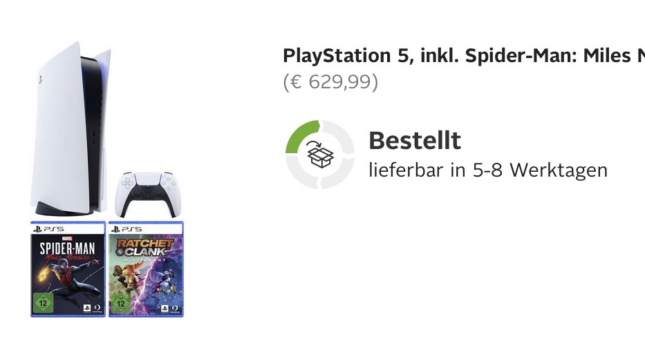 i_scorp's tweet photo. @ps5botde Es hat endlich geklappt. 🥳 https://t.co/CC1nrRLy7K