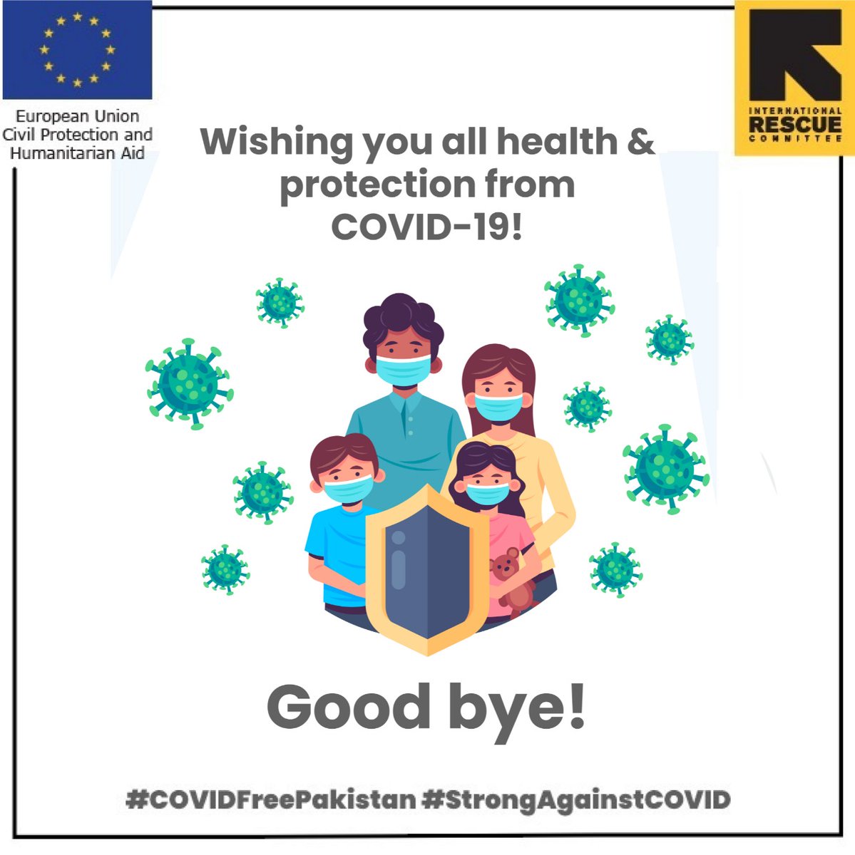 When it comes to protecting our loved ones from the #pandemic, we're all #COVIDFrontline. Good-bye and #StayStrongAgainstCOVID! 
#COVIDFreePakistan