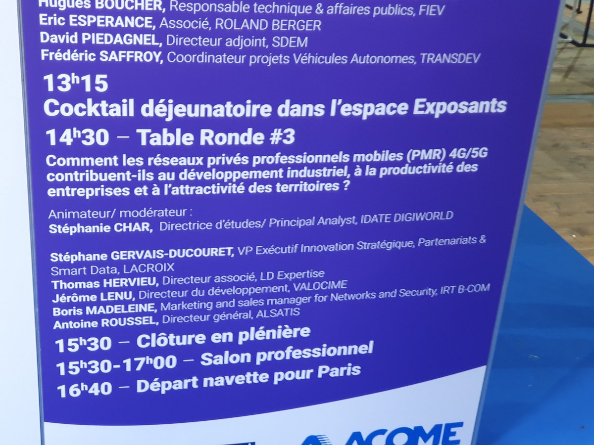 <a href="/LD_expertise/">LD</a> est très heureuse de participer au colloque d'<a href="/ACOMEgroup/">ACOME</a> sur les territoires durables et mobilités électriques et connectées.