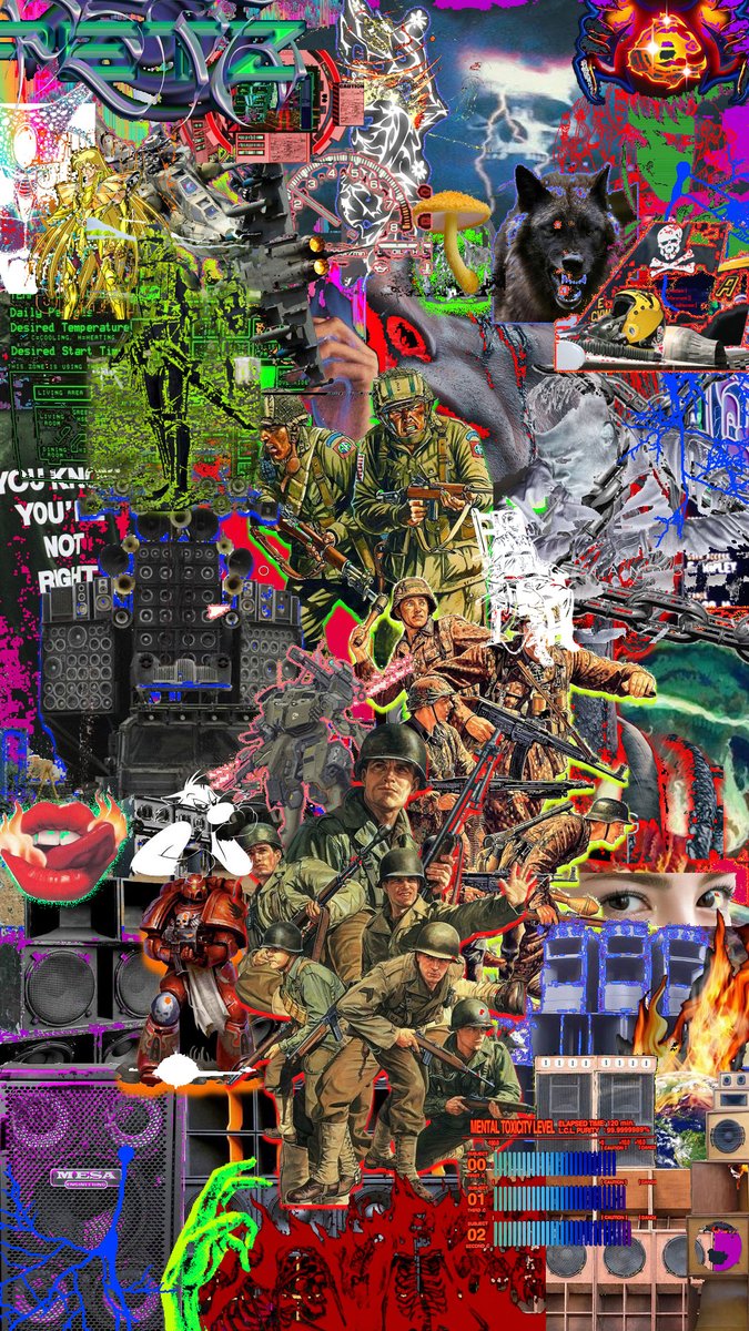 Agentno2's tweet photo. WHAT IS THE MEMORY CAPACITY OF THE HUMAN BRAIN?

Anti-design non-aesthetic digital collage
1920x1080px jpg
10/10
0.5 tez

https://t.co/U9hCPd5jlO

#nft #NFTs #NFTshilling #NFTdrop #NFTCommunity https://t.co/LdkbFyFTqx