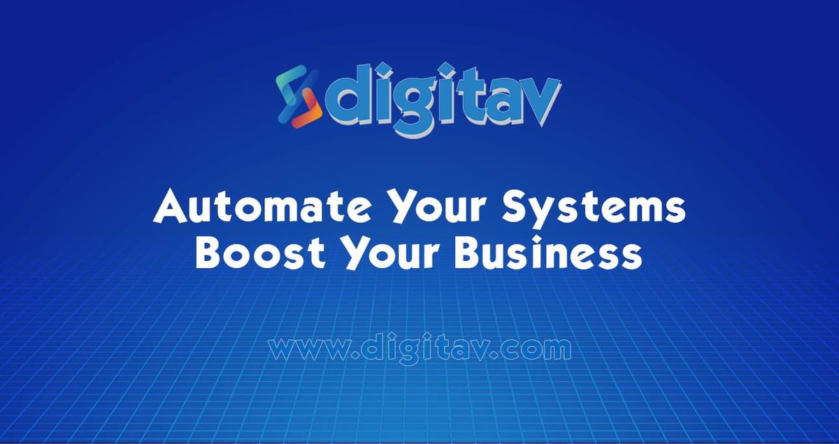 Digitav's tweet photo. Automate your systems, Boost your Business.
Find out how by getting in touch today, Call Us On 01253 292292 or check out our website https://t.co/EFkIlcPZX1 #automation #digitav #bespokesoftware https://t.co/i9zz6wLctp