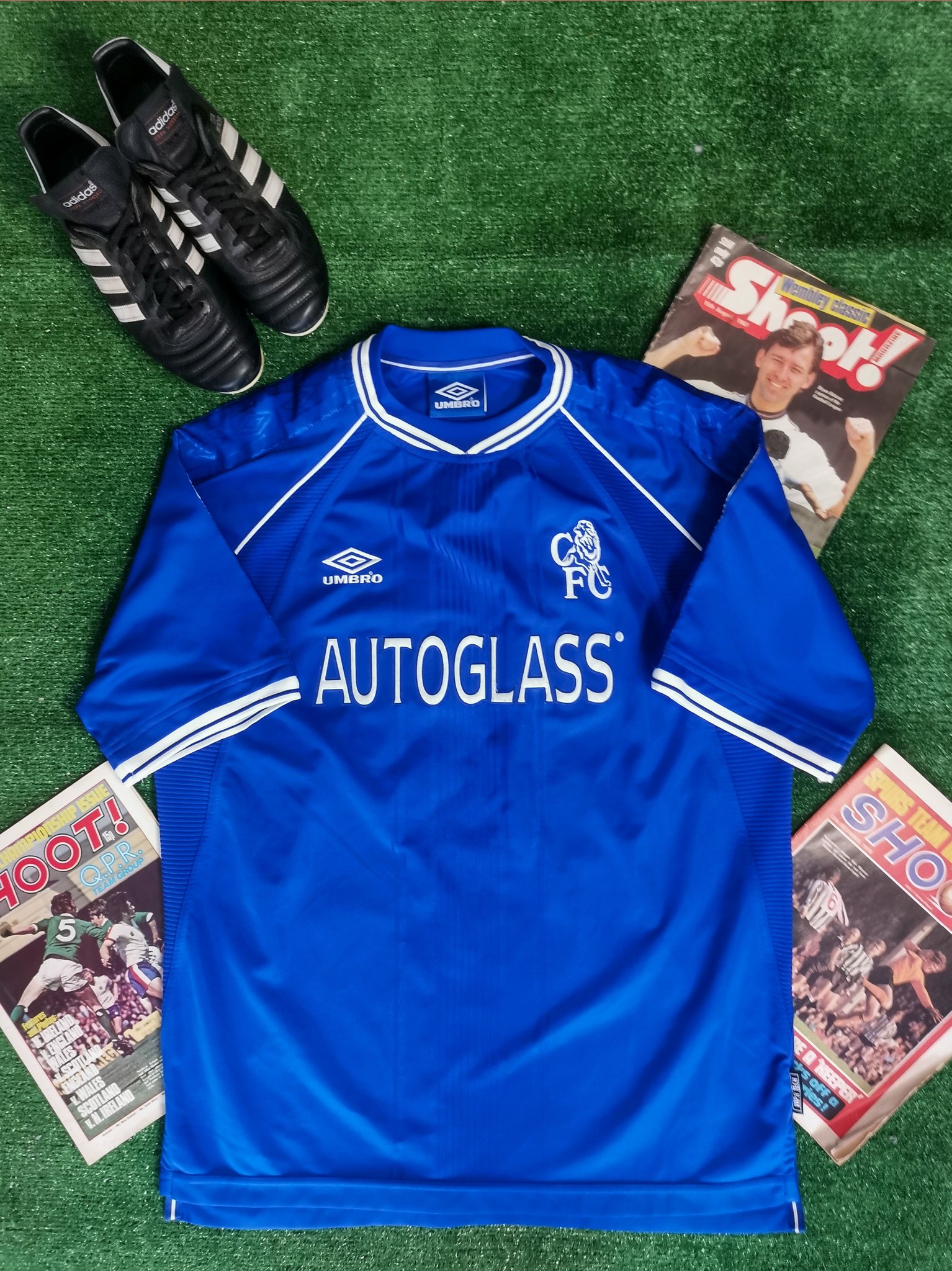 Mundial Retro Kits X Chelsea 99 00 Home Shirt 1 9 Tore Andre Flo Size XL 60 https t zYCFCYcrI2 https t Vv5JJeVKOE X