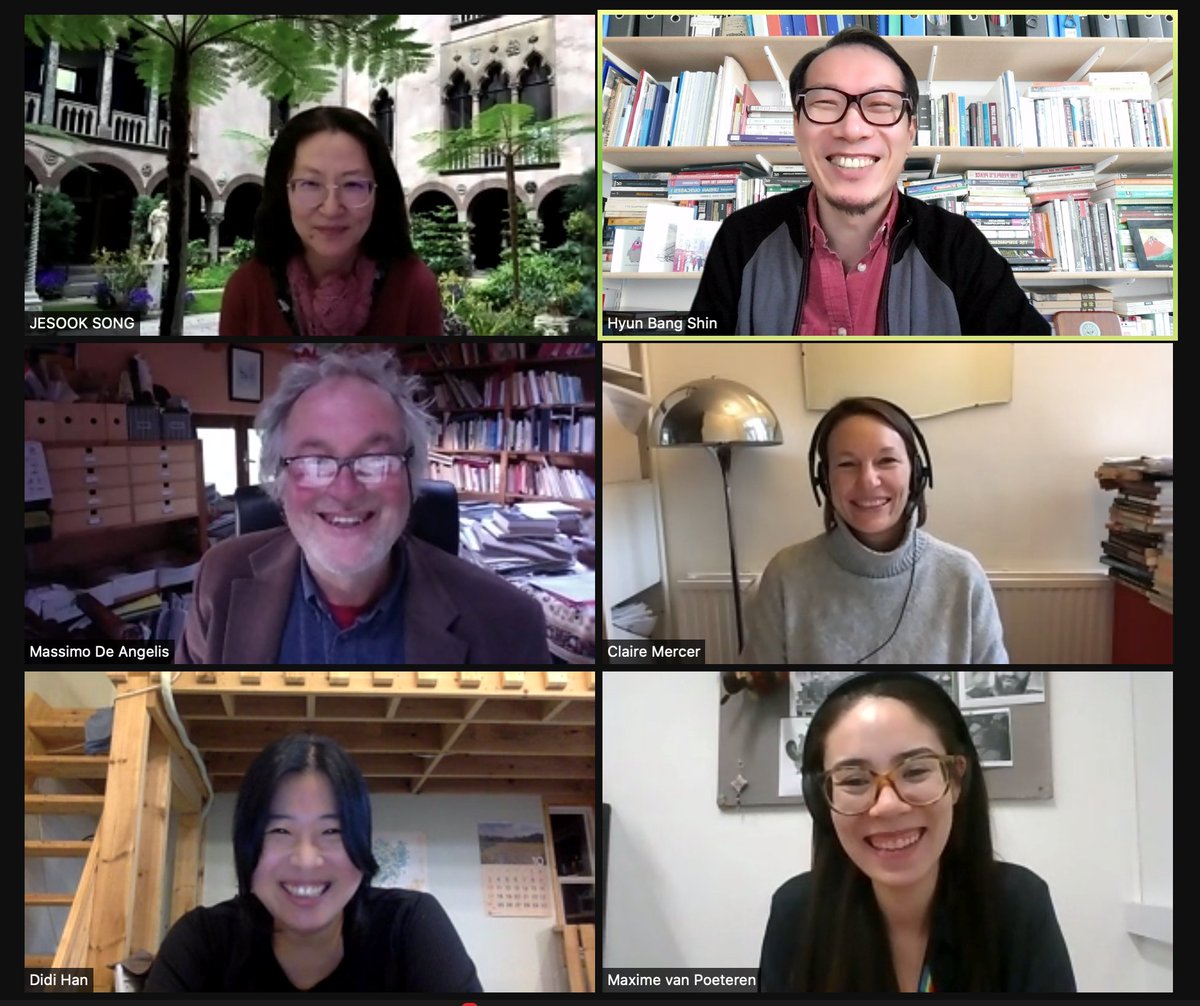 Congratulations to Didi Han for successfully passing her viva! 🥳

Below is a 📸 taken from Didi's viva with examiners <a href="/mda_commoning/">Massimo De Angelis</a> and Prof Jesook Song, Chair <a href="/clairecmercer/">Claire Mercer</a>, PhD coordinator Maxime van-Poeteren and supervisor <a href="/urbancommune/">Hyun Bang Shin 신현방</a>. 

#partofLSE