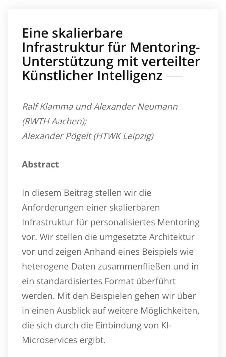 tech4compDE's tweet photo. Tag 2 Fachtagung #tech4comp2021 |
Teil 1 | 10:45 Uhr Ralf @klamma, @AlexNeumann829, Alexander Pögelt | 11:30 Uhr Cathleen Stützer @Cast1978 |
Teilnahme via Zoom ohne Anmeldung & kostenfrei: https://t.co/8MJ1ci5fdc https://t.co/2ub5OcCSJ1