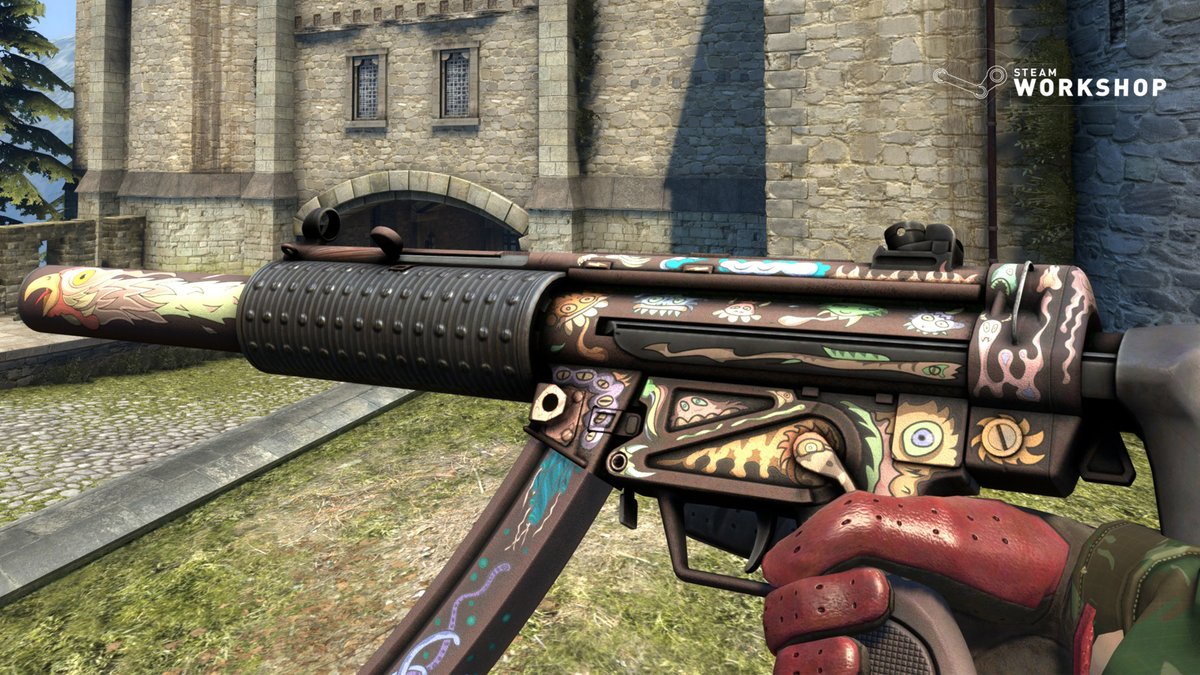 pinizh's tweet photo. Our work with hook. MP5-SD | Kid's Necronomicon
for Dreams and Nightmares contest
#csgocommunity #csgoskins #CSGO #csgodev https://t.co/DUbwbD7Zed