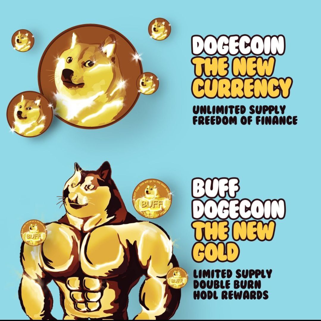 CryptoKojima's tweet photo. Buffdogecoin takes the popularity of the doge meme and adds charitable value, check out how they reward holders and seek to improve the world.
#buffdogecoin
#buffdogecoinarmy
#bscΒ #KingofMeme #Dogeprotector
@kaptencrypto707 @Tokocrypto @gate_io @donalt @elonmusk https://t.co/OqyV0ql2H2