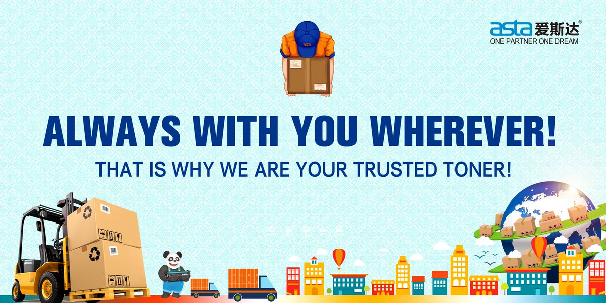 AstaToner's tweet photo. Always with you wherever!
That is why we are your trusted toner!#tonercartridge https://t.co/J4TCvzNz6O