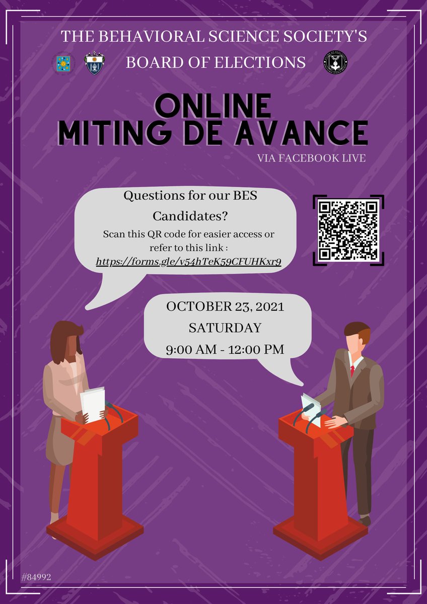 BESSOCBOE's tweet photo. Hey, BESties‼️‼️‼️

Are you guys excited for the upcoming Online Miting De Avance?

The BESSOC-BOE invites you to join our Facebook live on October 23, 2021 at 9:00 am and witness our precious candidates to present their utmost passion and dedication (1/2) https://t.co/3vcauyCEgK