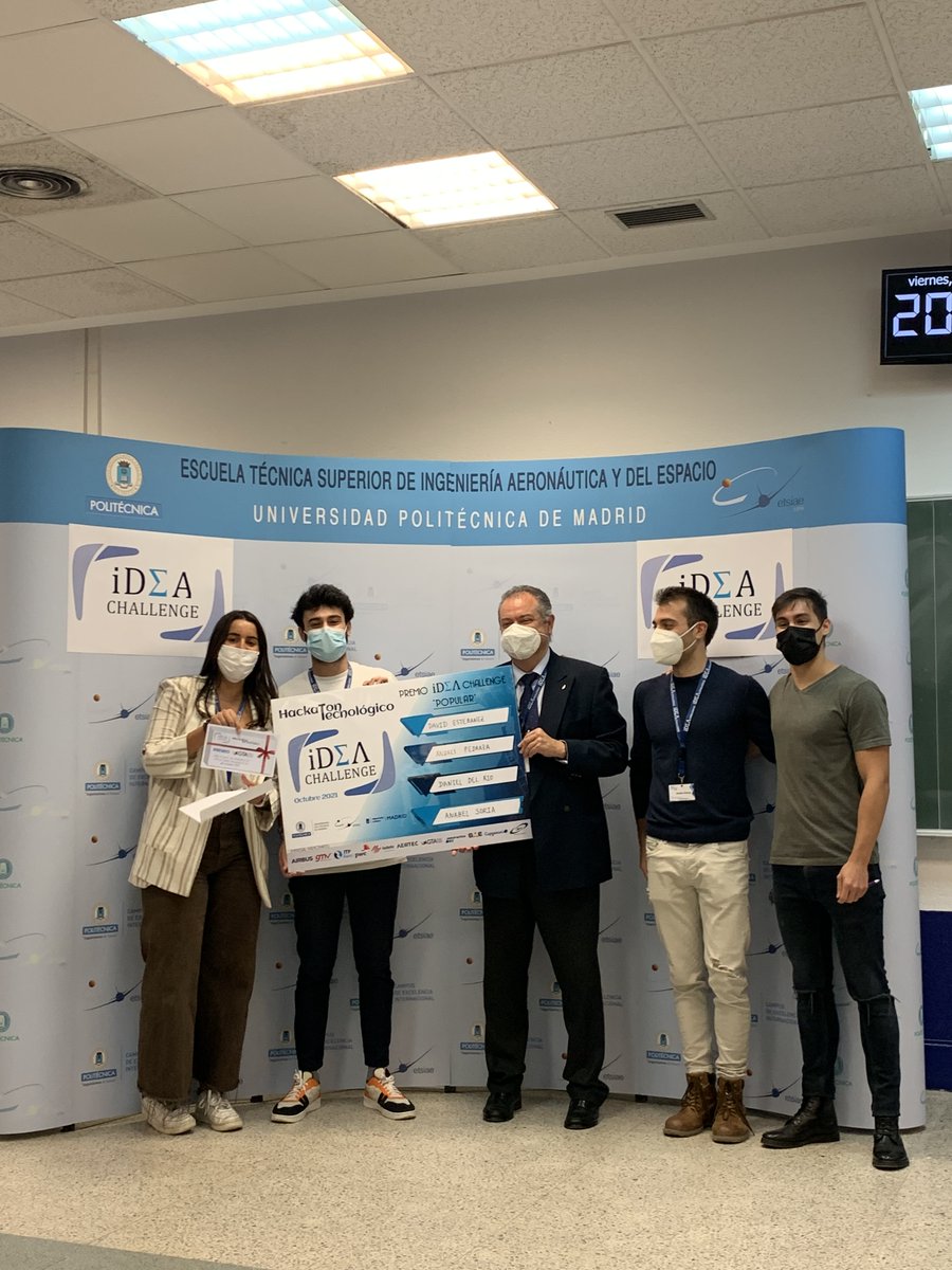 GTA_Aviation_'s tweet image. We had the pleasure of participating in the #ideaChallenge this week, organised by ETSIAE - UPM.

Congratulations to every team for their hard work and disruptive ideas (team 1&amp;amp;2 mentored by @jlparraruiz ).

We will be happy to welcome the winners soon in GTA Madrid!