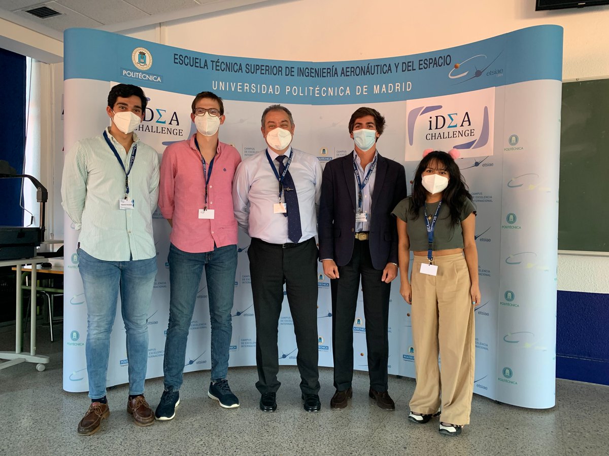 GTA_Aviation_'s tweet image. We had the pleasure of participating in the #ideaChallenge this week, organised by ETSIAE - UPM.

Congratulations to every team for their hard work and disruptive ideas (team 1&amp;amp;2 mentored by @jlparraruiz ).

We will be happy to welcome the winners soon in GTA Madrid!