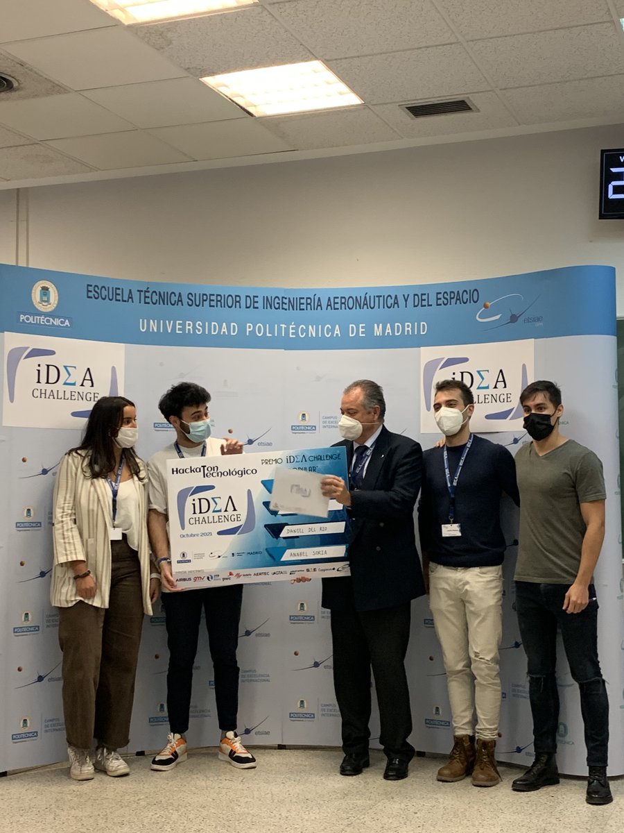 GTA_Aviation_'s tweet image. We had the pleasure of participating in the #ideaChallenge this week, organised by ETSIAE - UPM.

Congratulations to every team for their hard work and disruptive ideas (team 1&amp;amp;2 mentored by @jlparraruiz ).

We will be happy to welcome the winners soon in GTA Madrid!