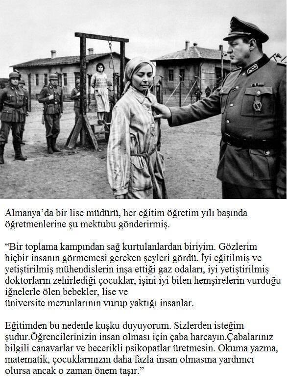 Almanya’da bir lise müdürü, her eğitim öğretim yılı başında öğretmenlerine şu mektubu gönderirmiş... #perşembe