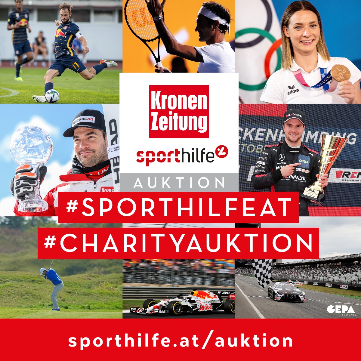 Steigert mit bei der Sporthilfe-Charity-Auktion! Bis 28. Oktober kommen über 80 „Money can‘t buy“-Exponate und einmalige Erlebnisse unter den Hammer! ➡️ sporthilfe.at/auktion 
<a href="/United_Charity/">United Charity</a> #ZusammenUnschlagbar #SporthilfeAT