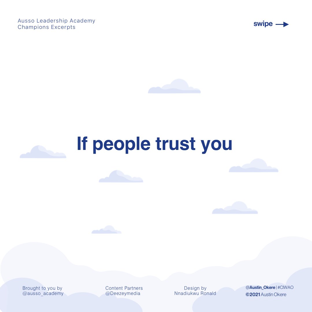 austin_okere's tweet photo. "If people know that you have the capacity to work hard, people will trust you with their business.β
-
Asue Ighodalo, Partner at Banwo & Ighodalo on Success Nuggets.
#ChampionsExcerpts #SuccessNuggets https://t.co/NGBCjM9vk7