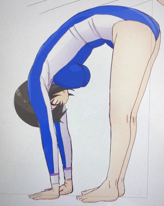 ペタリ。 