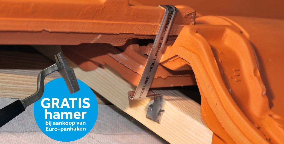 Voor #dakdekkers hebben we een leuke actie! Ontvang gratis de BMI #Monier Euro-panhaak hamer bij aankoop van Euro-panhaken. Speciaal gemaakt voor het gemakkelijk verankeren van dakpannen. Kijk hier voor de actievoorwaarden:  bit.ly/3B49W0Z