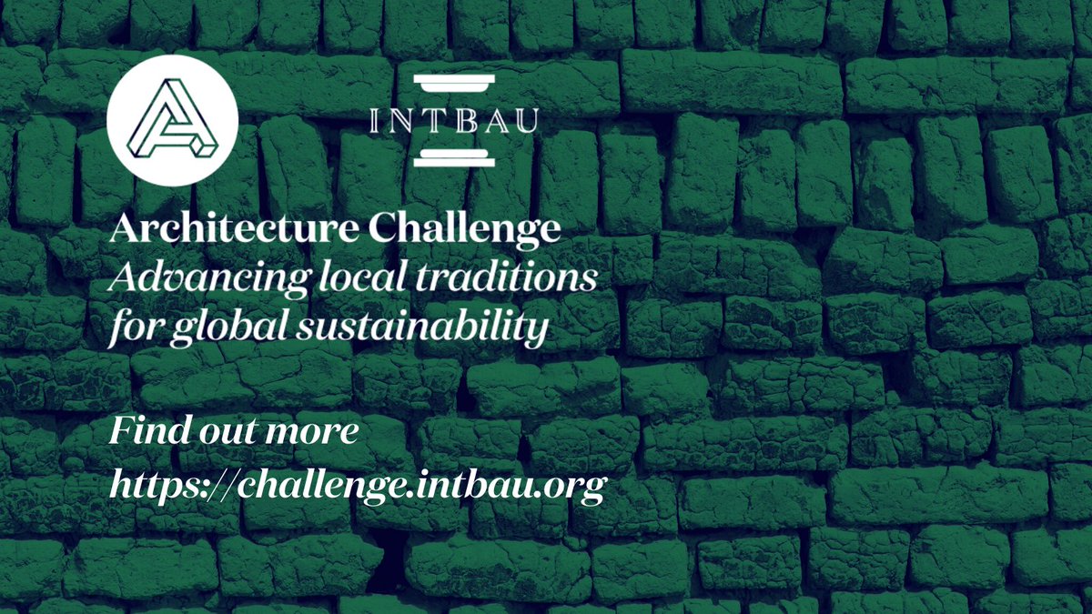 Next Thursday's <a href="/intbau/">INTBAU</a> Challenge seminar promises to be a fascinating look at the future of material use in architecture spanning sand, wood, laterite and seagrass. challenge.intbau.org 

#timberconstruction #vernacular #design #materialinnovation #forestry