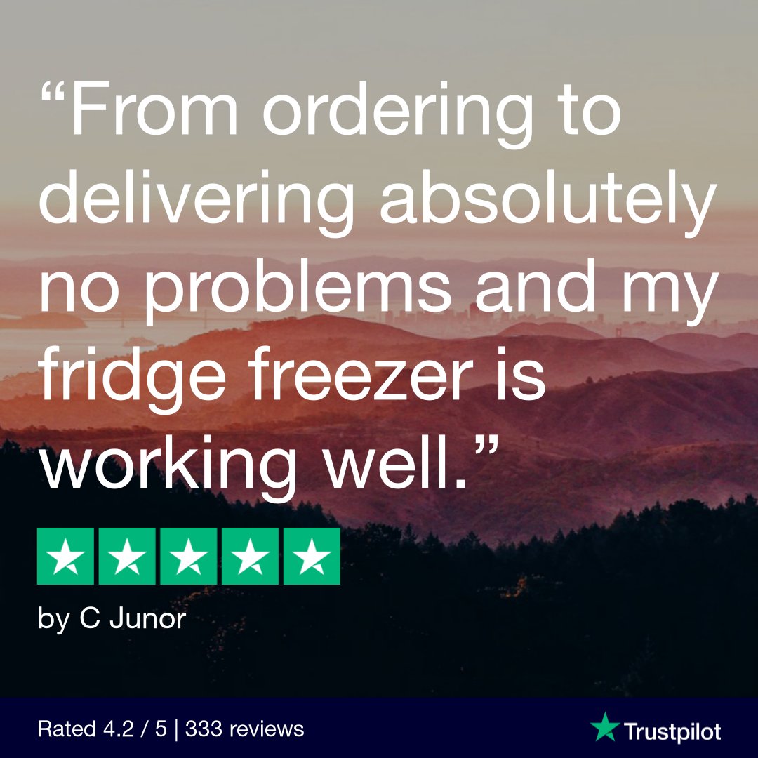 Another happy customer.

Check out our range here: newlifeappliances.co.uk