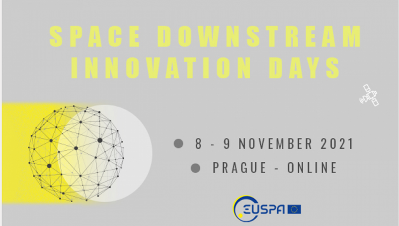 Space Downstream Innovation Days 8 - 9 November, 2021, hybrid format The event will offer participants the opportunity to know about the latest funding opportunities for innovators, ... also an overview of latest novelties in the #EUSpaceProgramme - bit.ly/3lZeqBG