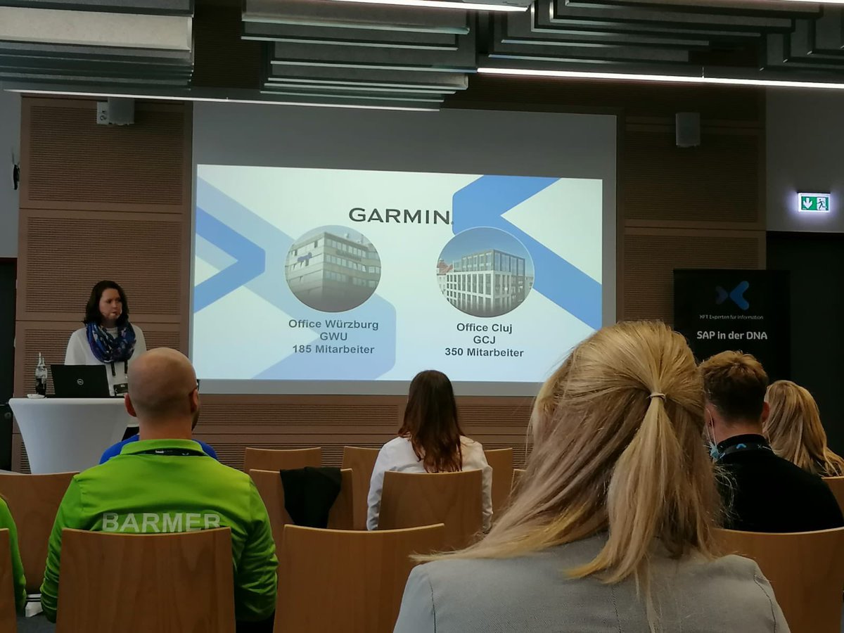 HRxplore's tweet photo. Sonja Laugwitz von @Garmin &amp; @thlurz von s.Oliver zu Best Practice - Leistungssportler als Gesundheitsmanager https://t.co/BSyg6uqzbb