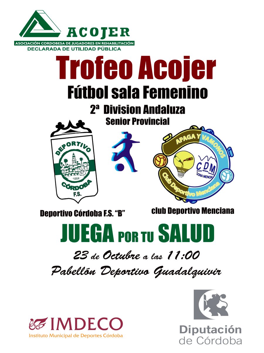 acojer_asoc's tweet photo. Trofeo ACOJER Fútbol Sala https://t.co/pxFzsioYCo