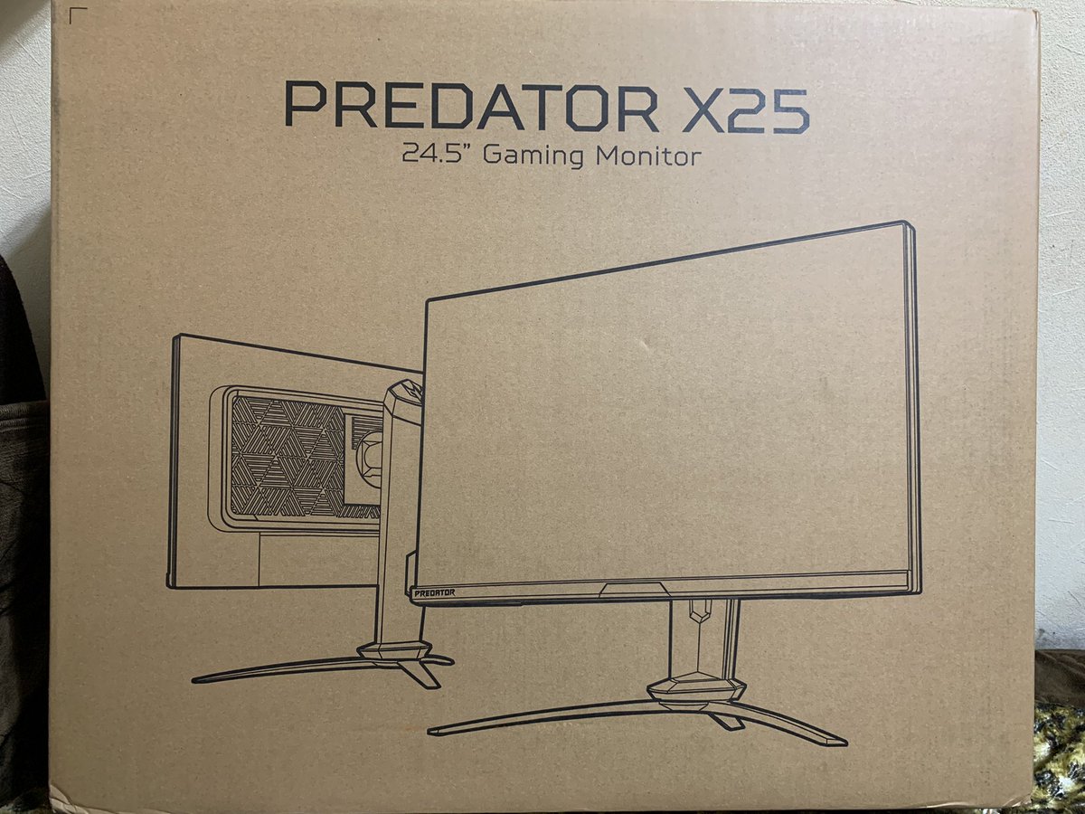 H2_HUMMER_H2's tweet photo. #ゲーミングモニター.
#ゲーミングPC
#自作PC
#PredatorX25.
#フォートナイト.
#フォトナ.
#360FPS.#360Hz
遂に…
買ってしまった…
週末くらいに設置しようかしら🥰
360Hz、0.3ms🤩✨
今宵もエンジョイフォートナイト🎮💕 https://t.co/o63ZRXOvTe