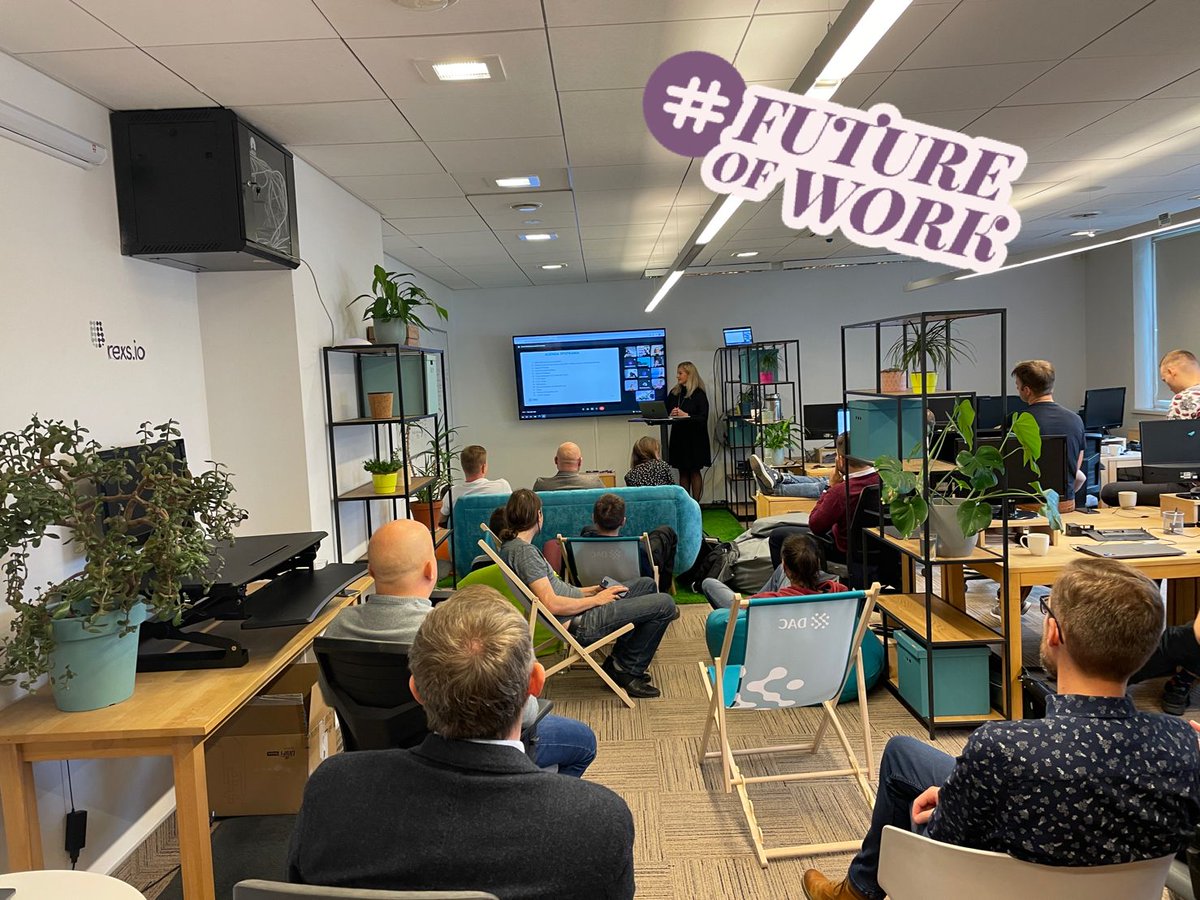 meetDAC's tweet photo. We’re getting ready for our traditional quarterly meeting where each #team shares achievements of the past three months. Those of us who couldn’t visit the office today join via the Internet. And that’s the beauty of #hybridwork. #DACteam https://t.co/Cxzzgdn1ZK