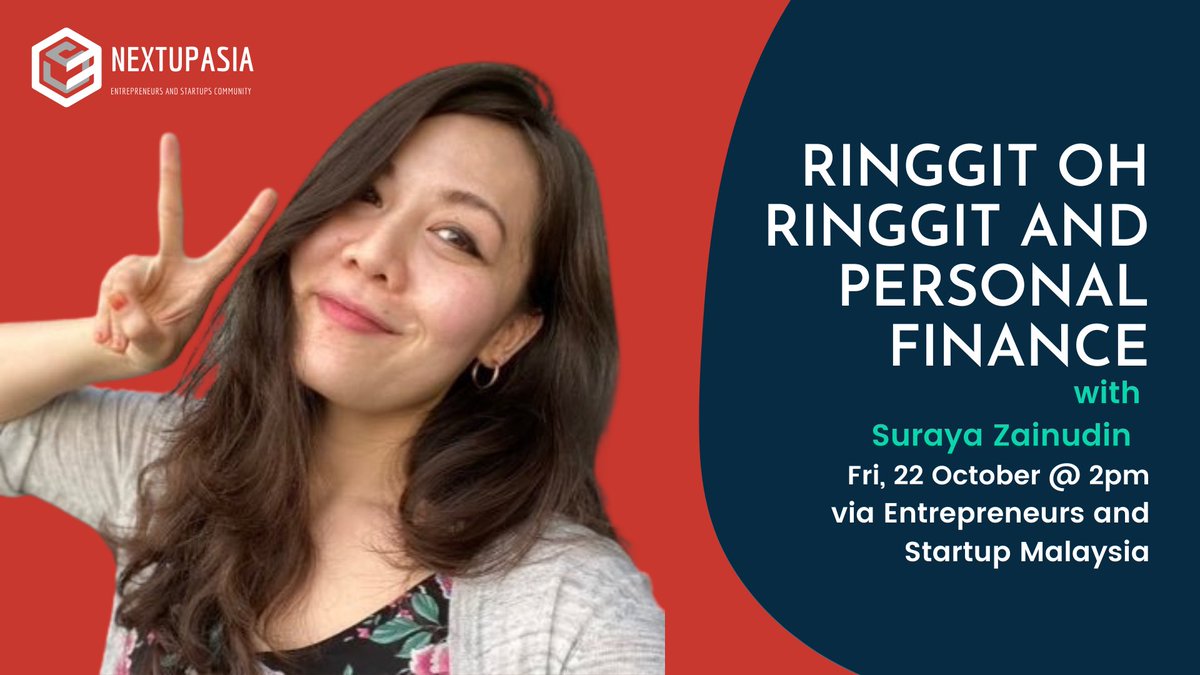 Chilling with <a href="/surayaror/">Suraya: bestselling Bergaji & Pokai book</a> 
2pm at bit.ly/nextupasia
Talking about freelancing and personal finance for entrepreneurs