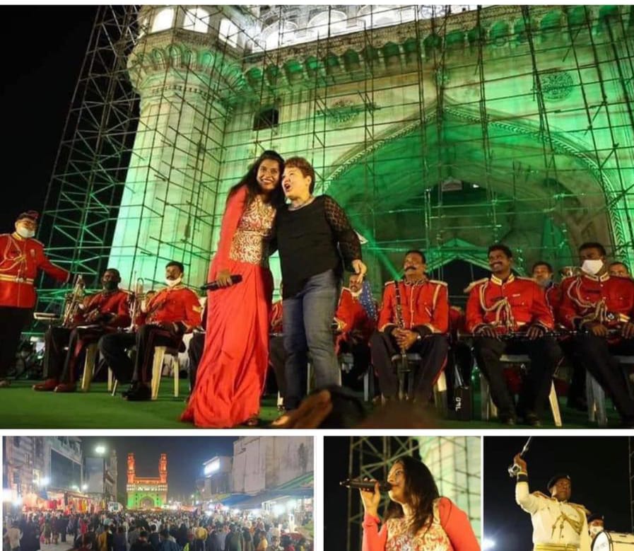 Barkat78's tweet photo. To 
@TelanganaCMO @TelanganaCS @cdmatelangana @TelanganaDGP @CPHydCity @asadowaisi @KTRTRS 
Sir
Singing program near charminar violates Environment Protection Act 1986 &amp; The Ancient Monuments Preservation Act 1904. Charminar is an Ancient Monument - Rule Of Law be implemented.1/4 https://t.co/2gJR6LhYtP