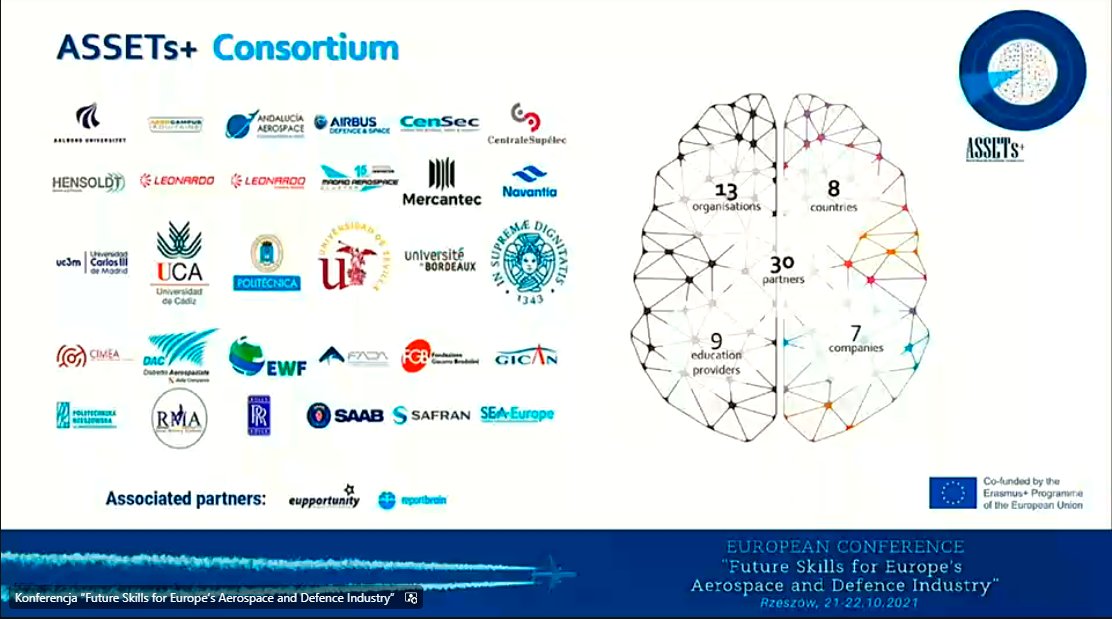 ASSETS_Plus's tweet photo. At #ENDR #FutureSkills Conference: Time for @ASSETS_Plus project, Alliance for Strategic Skills addressing Emerging Technologies in #Defence, with  @gfantoni &amp; @f_chiare from @Unipisa 
👉https://t.co/CQ6B6TVt5y
#Pact4Skills @EUErasmusPlus @defis_eu @EU_Commission @PolitechnikaRz https://t.co/zsg8WfSWi2