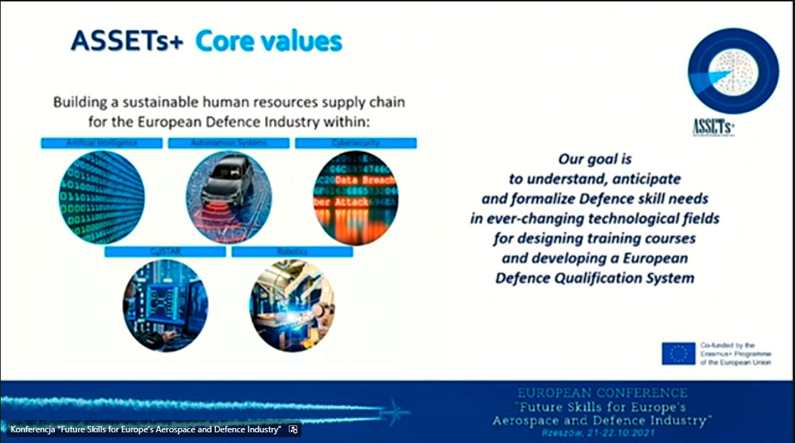 At #ENDR #FutureSkills Conference: Time for <a href="/ASSETS_Plus/">ASSETs+</a> project, Alliance for Strategic Skills addressing Emerging Technologies in #Defence, with  <a href="/gfantoni/">Gualtiero Fantoni</a> &amp; @f_chiare from <a href="/Unipisa/">Università di Pisa</a> 
👉assets-plus.eu
#Pact4Skills <a href="/EUErasmusPlus/">Erasmus+</a> <a href="/defis_eu/">EU Defence and Space</a> <a href="/EU_Commission/">European Commission</a> <a href="/PolitechnikaRz/">Politechnika Rzeszowska im. Ignacego Łukasiewicza</a>