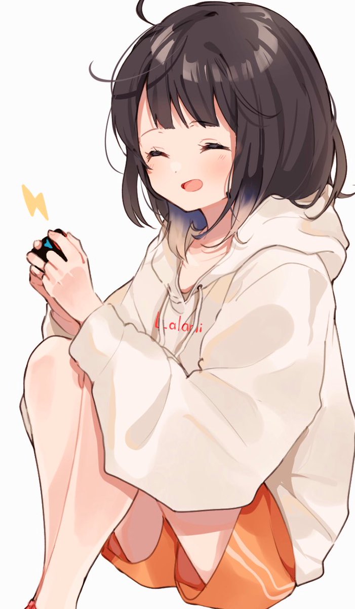 ゲーム配信用イラストを描かせて頂きました だぶだぶパーカー描くの楽しかったで ひまねこ のイラスト