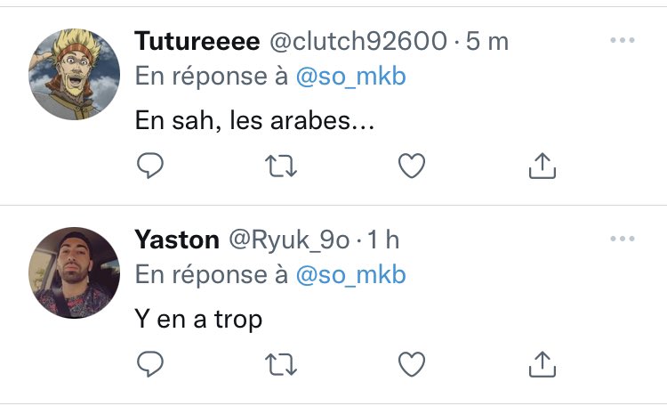 Math61434821's tweet photo. @so_mkb oh l’enchaînement de raciste ptdrrr https://t.co/XSkpFGqckx