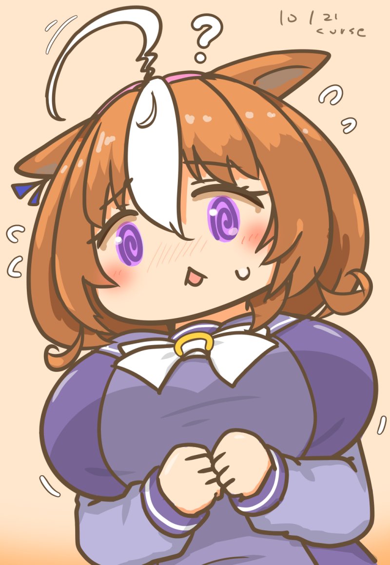 メイショウドトウ(ウマ娘) 「かんたんドトウちゃん
#ウマ娘 」|curse @🍈委託中のイラスト