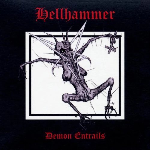 Bites. #nowplaying #hellhammer #demonentrails #blackmetal #blackthrash #rawblackmetal #origins