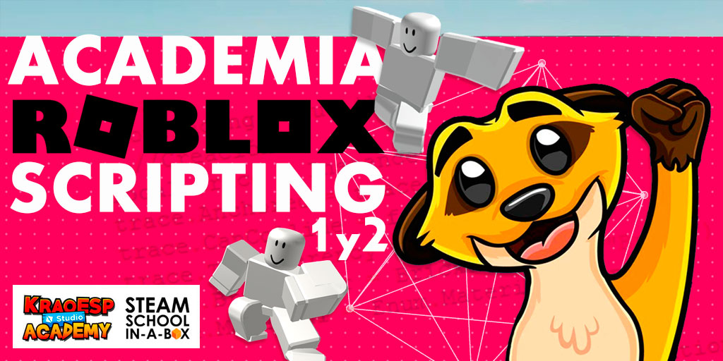 Para suricat@s Super Developers la <a href="/KraoESP/">Krao</a> #Roblox #Academy se lanza al #scripting. 2 niveles: 1)BÁSICO si estás empezando a programar; 2)AVANZADO para cracks que quieren subir de nivel. De 10 a 13 años. Ven! Quedan plazas! +INFO:bit.ly/KRAOROBLOXACAD… <a href="/RobloxEspanol/">Roblox en español</a> @Robloxdev