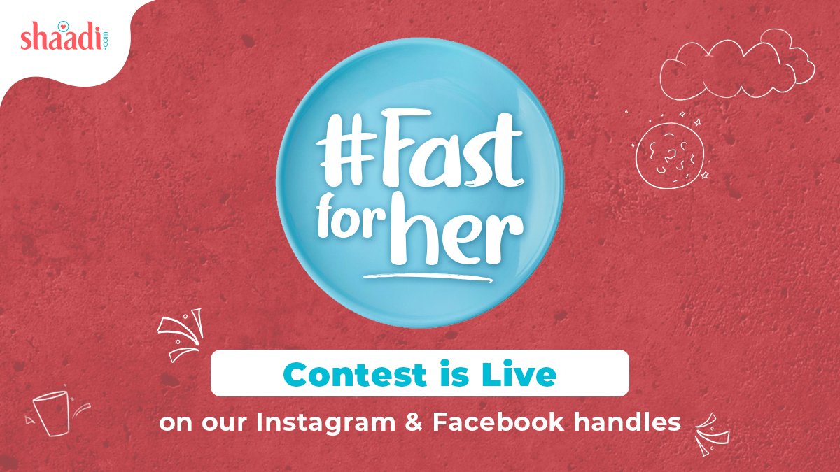 ShaadiDotCom's tweet photo. A #contest for the creator in you is here! Follow us on our Instagram & Facebook handles to know more.
#FastForHer #karwachauth #ContestAlert https://t.co/G6uzci5Vt5