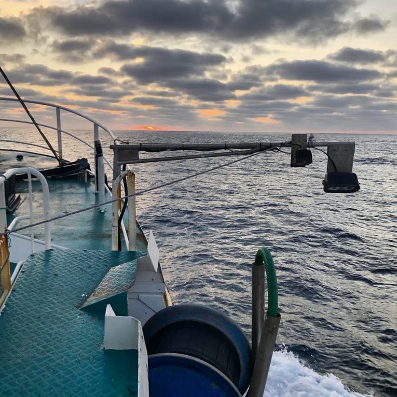 CornwallSeafood's tweet image. A Fisherman's POV 👀 Cornish Hake fisherman Ryan Davey took this shot as he headed out west of a morning in search of @MSCintheUK Cornish hake. A rare, calmer view from the office at the start of the month, according to Ryan, but a stunning one none-the-less 📸