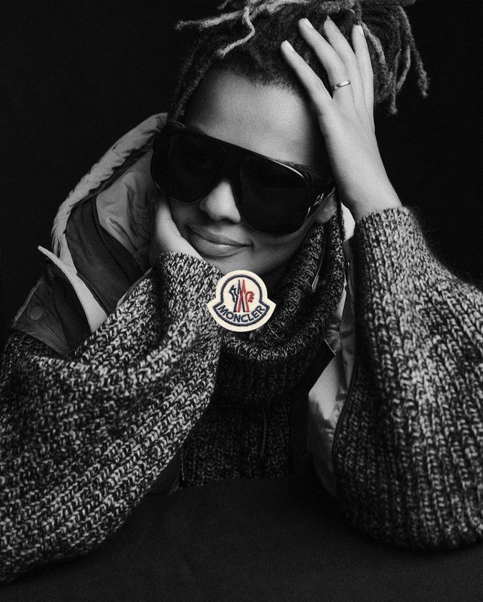 alchimistfr's tweet image. 📸 Lala &amp;amp;ce et sa mère Noëlle nouvelles égéries de la dernière campagne Moncler.